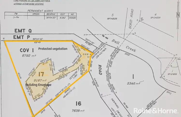 Floorplan of Homely land listing, Lot 17 Thomson Low Drive, Shannonvale QLD 4873
