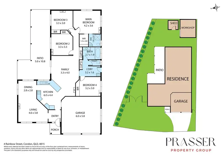 Floorplan of Homely house listing, 4 Rainbow Street, Condon QLD 4815