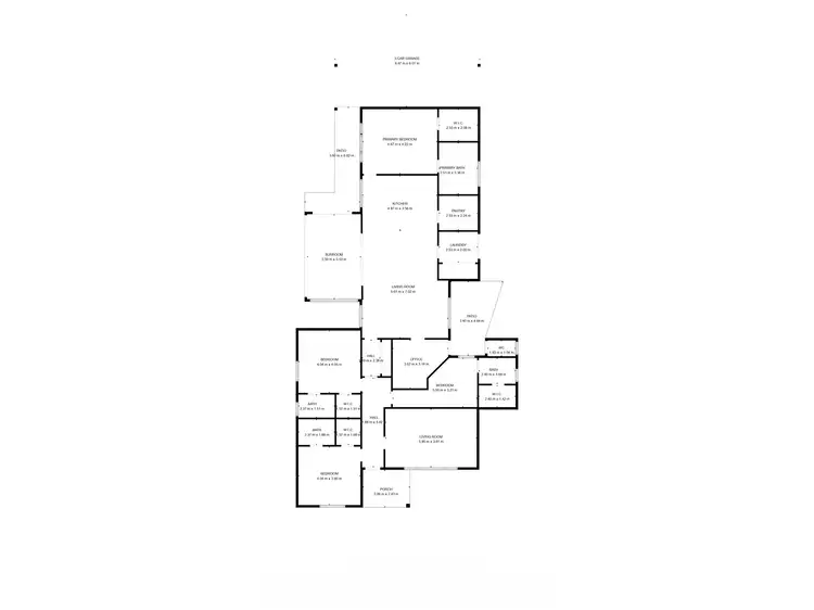 Floorplan of Homely rural property listing, 16 Hills Road, Pranjip VIC 3666