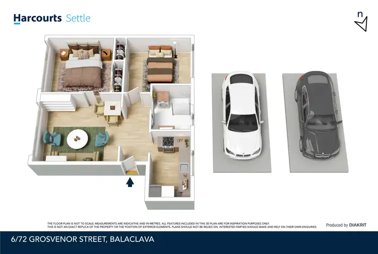 Floorplan of Homely apartment listing, 6/72 Grosvenor Street, Balaclava VIC 3183
