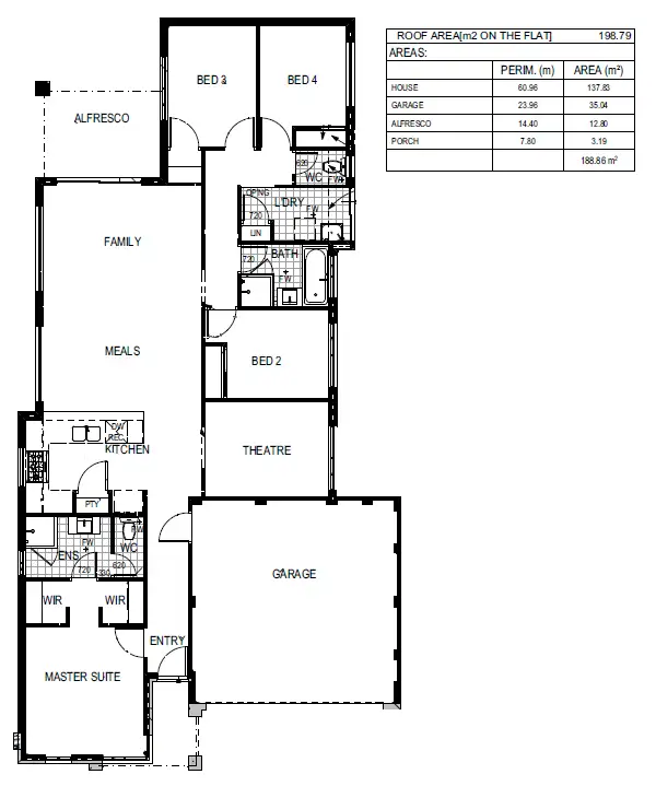 Floorplan of Homely house listing, 17 Waratah Way, Wandi WA 6167