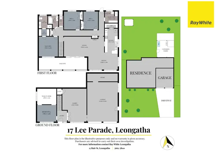 Floorplan of Homely house listing, 17 Lee Parade, Leongatha VIC 3953