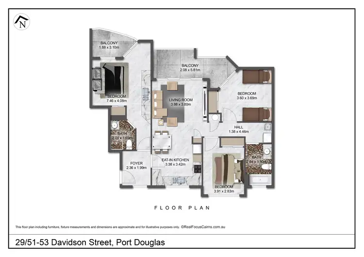 Floorplan of Homely apartment listing, 29/51 Davidson Street, Port Douglas QLD 4877