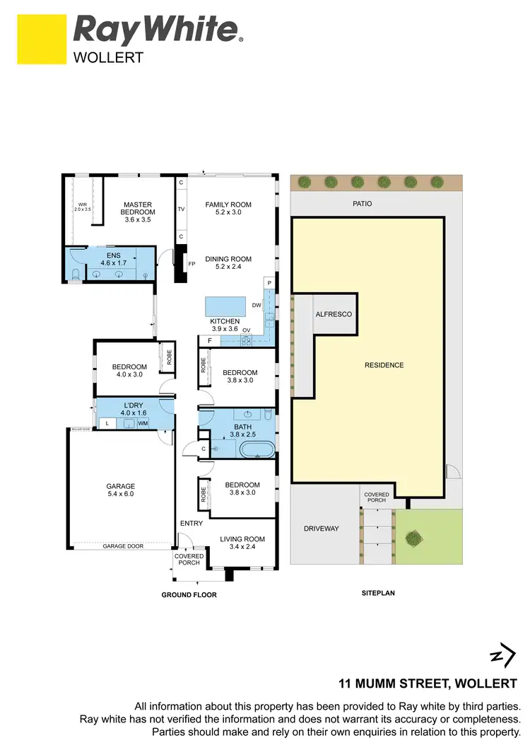 Floorplan of Homely house listing, 11 Mumm Street, Wollert VIC 3750