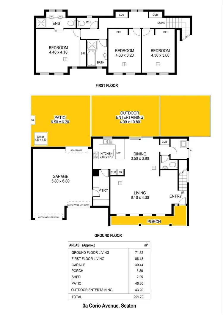 Floorplan of Homely house listing, 3a Corio Ave, Seaton SA 5023