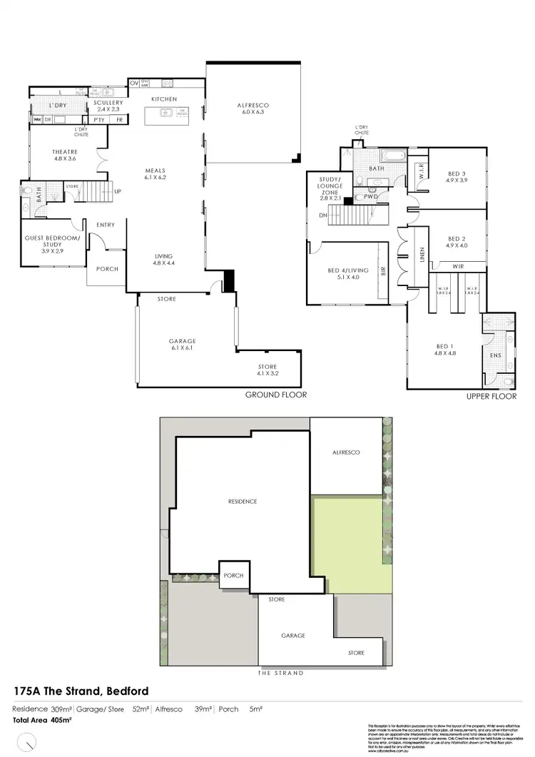 Floorplan of Homely house listing, 175A The Strand, Bedford WA 6052