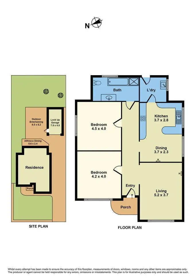 Floorplan of Homely house listing, 8 Leonard Avenue, St Albans VIC 3021