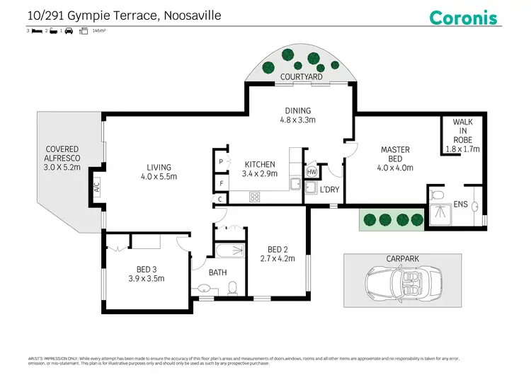 Floorplan of Homely house listing, 10/291 Gympie Terrace, Noosaville QLD 4566