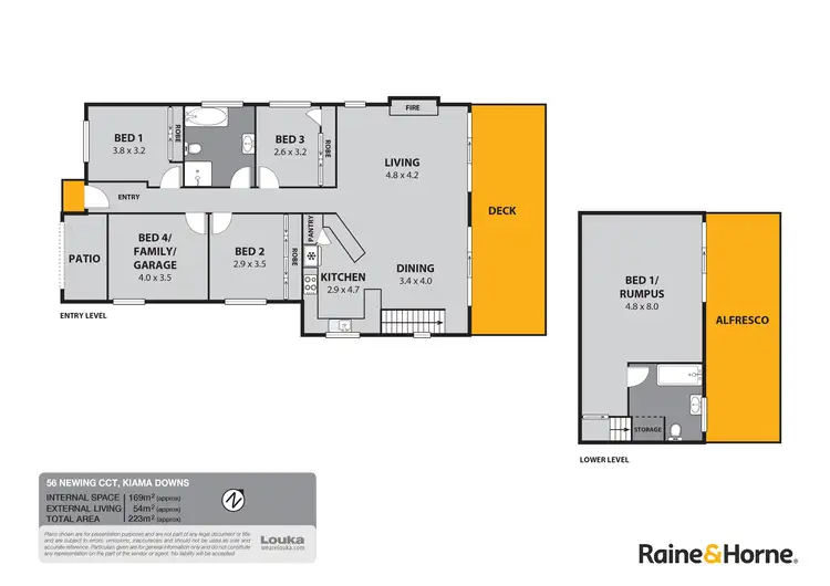 Floorplan of Homely house listing, 56 Newing Circuit, Kiama Downs NSW 2533
