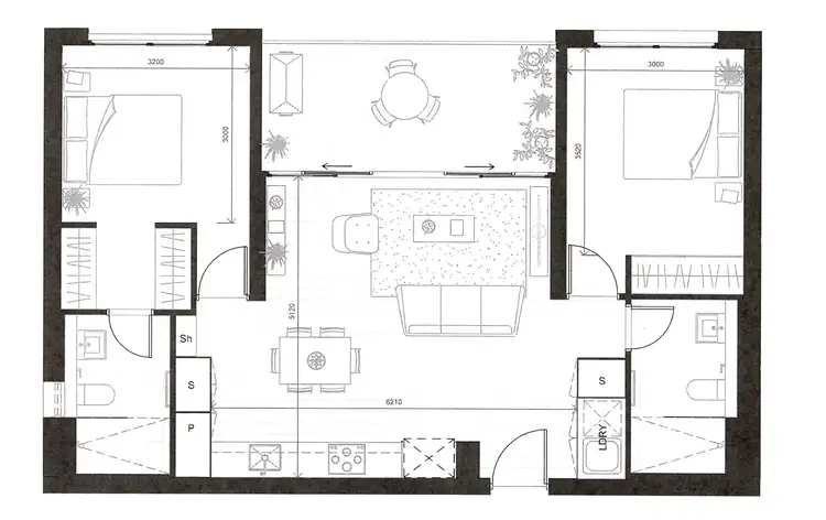 Floorplan of Homely apartment listing, 401/12 Fifth Street, Bowden SA 5007