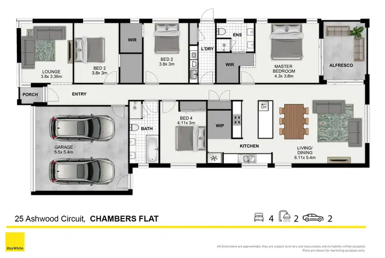 Floorplan of Homely house listing, 25 Ashwood Circuit, Chambers Flat QLD 4133