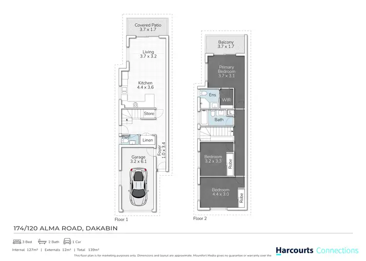 Floorplan of Homely house listing, 174/120 Alma Road, Dakabin QLD 4503