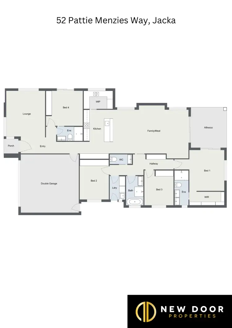 Floorplan of Homely house listing, 52 Pattie Menzies Way, Jacka ACT 2914
