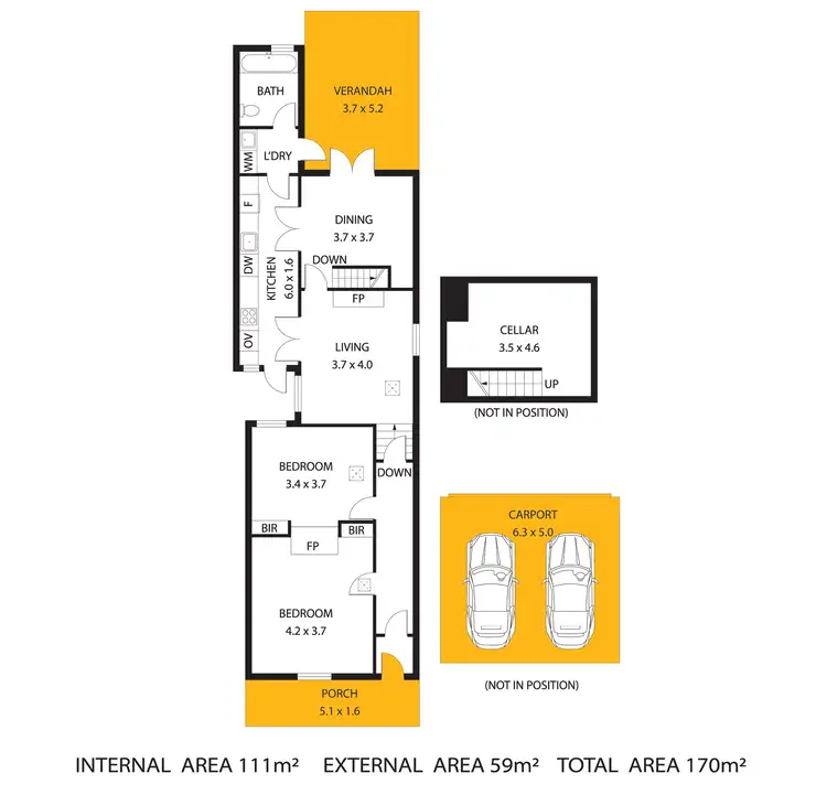 Floorplan of Homely house listing, 20 Torrens Street, College Park SA 5069
