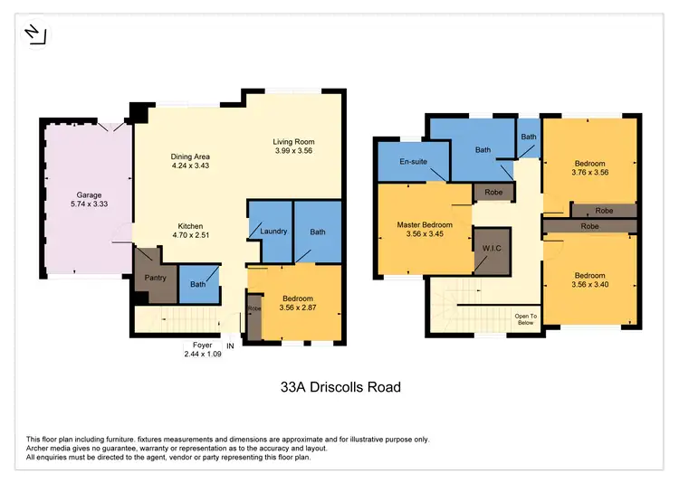 Floorplan of Homely house listing, 33A Driscolls Road, Kealba VIC 3021