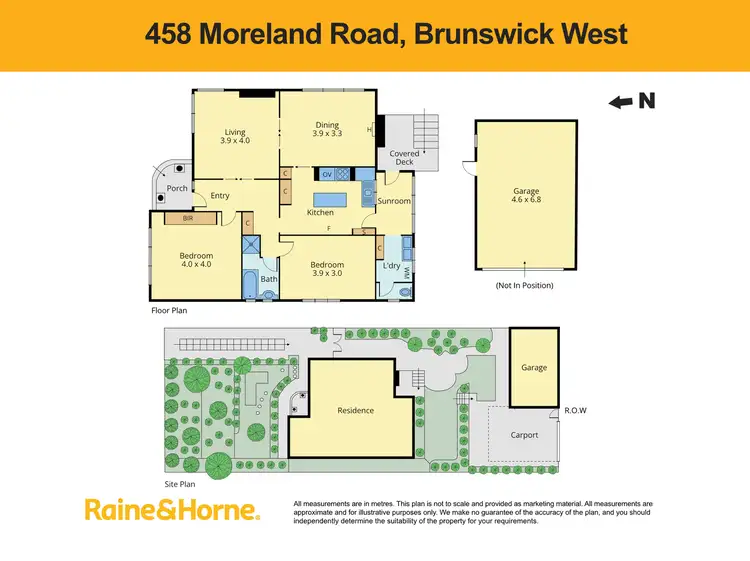 Floorplan of Homely house listing, 458 Moreland Road, Brunswick West VIC 3055