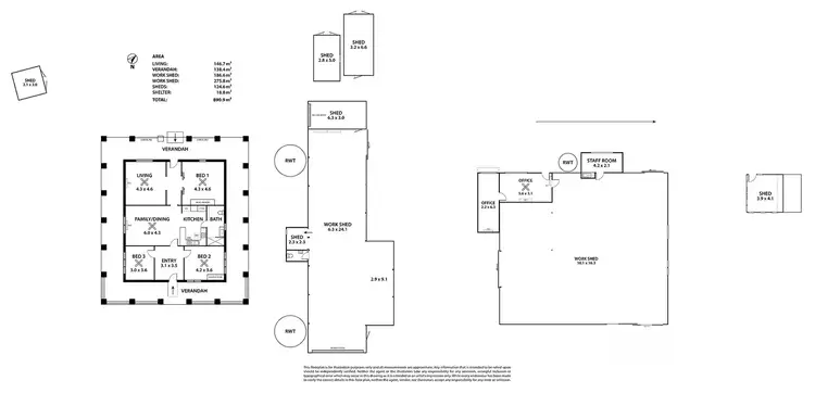 Floorplan of Homely house listing, 10388 Hunter Road, Cowirra SA 5238