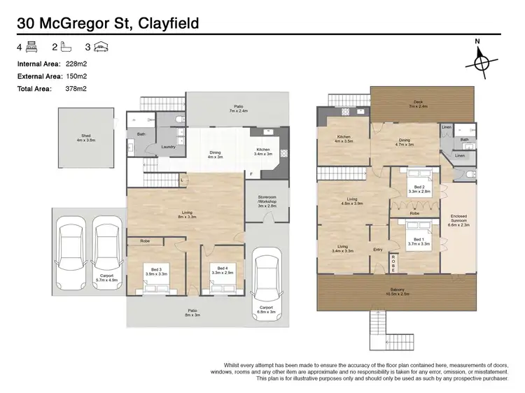 Floorplan of Homely house listing, 30 Mcgregor Street, Clayfield QLD 4011