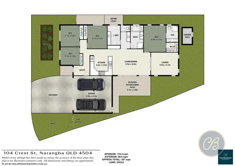 Floorplan of Homely house listing, 104 Crest Street, Narangba QLD 4504