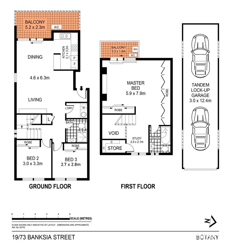 Floorplan of Homely apartment listing, 19/73 Banksia Street, Botany NSW 2019
