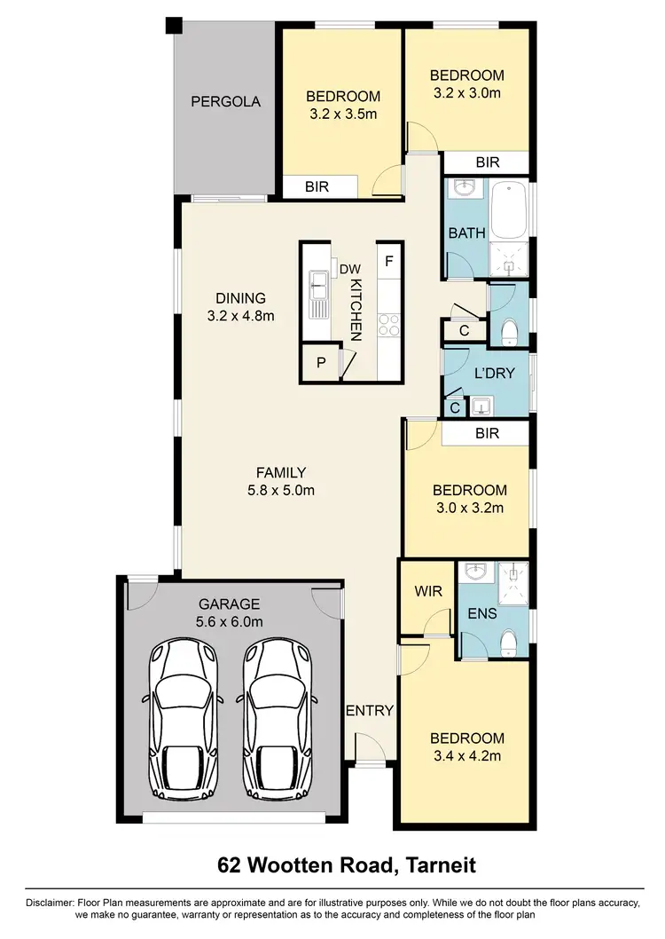 Floorplan of Homely house listing, 62 Wootten Road, Tarneit VIC 3029