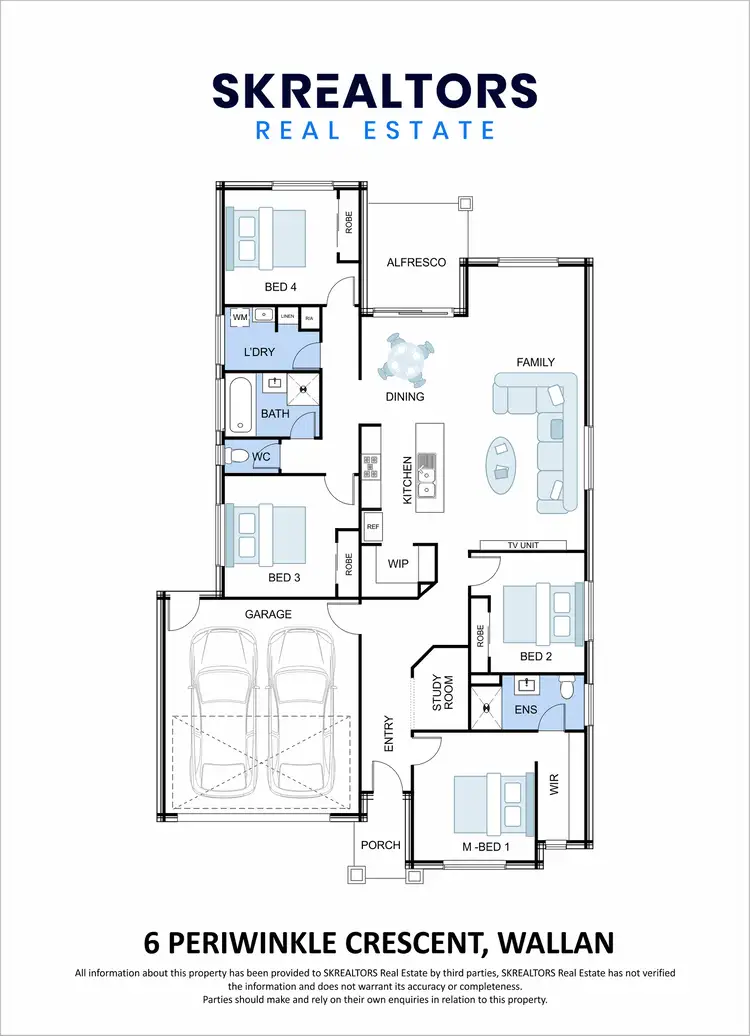 Floorplan of Homely house listing, 6 Periwinkle Crescent, Wallan VIC 3756