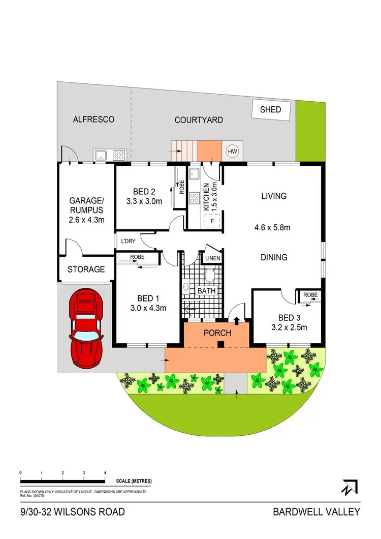 Floorplan of Homely villa listing, 9/30-32 Wilsons Road, Bardwell Valley NSW 2207