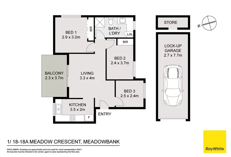Floorplan of Homely apartment listing, 1/18-18A Meadow Crescent, Meadowbank NSW 2114
