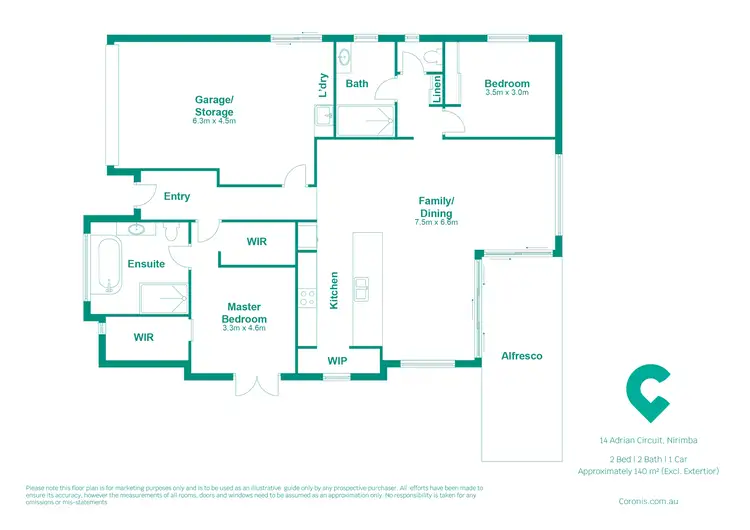 Floorplan of Homely house listing, 14 Adrian Circuit, Nirimba QLD 4551