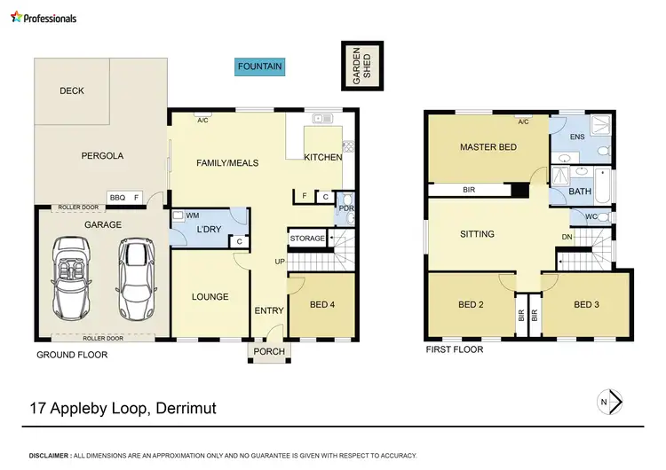 Floorplan of Homely house listing, 17 APPLEBY LOOP, Derrimut VIC 3026