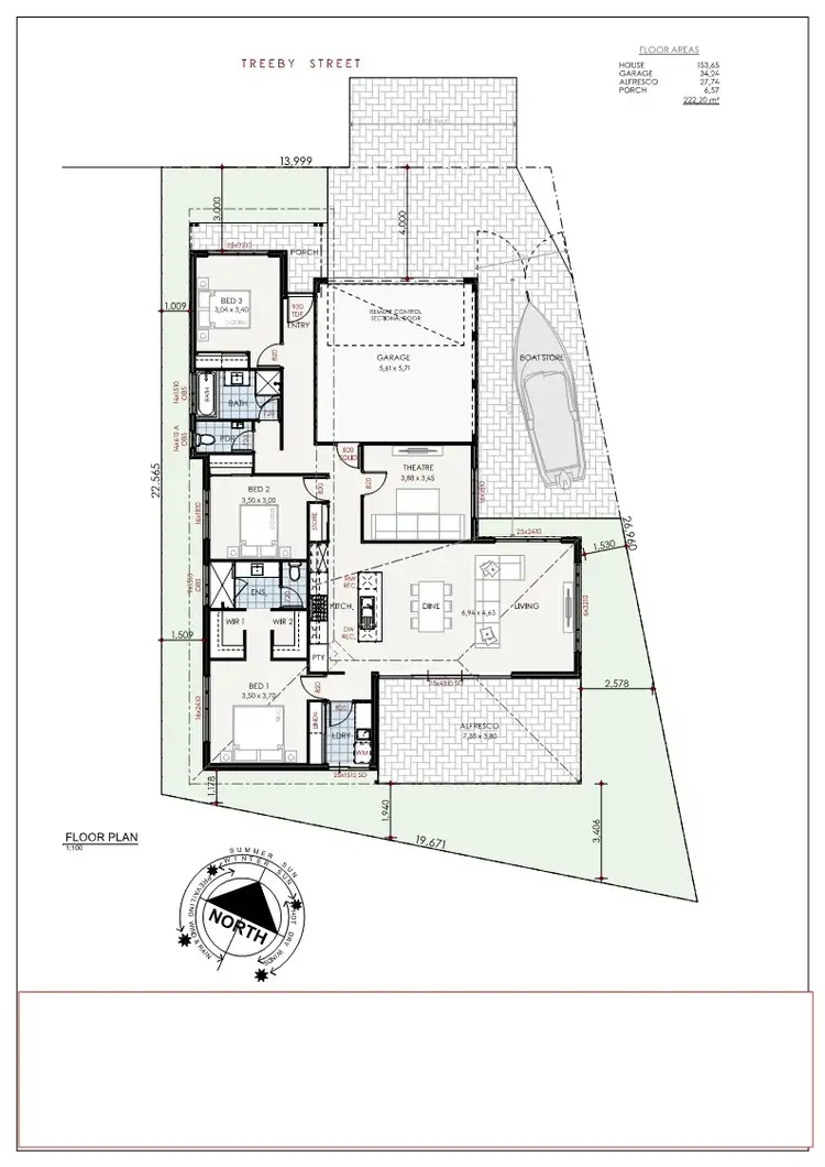 Floorplan of Homely house listing, 1A Treeby St, Coolbellup WA 6163