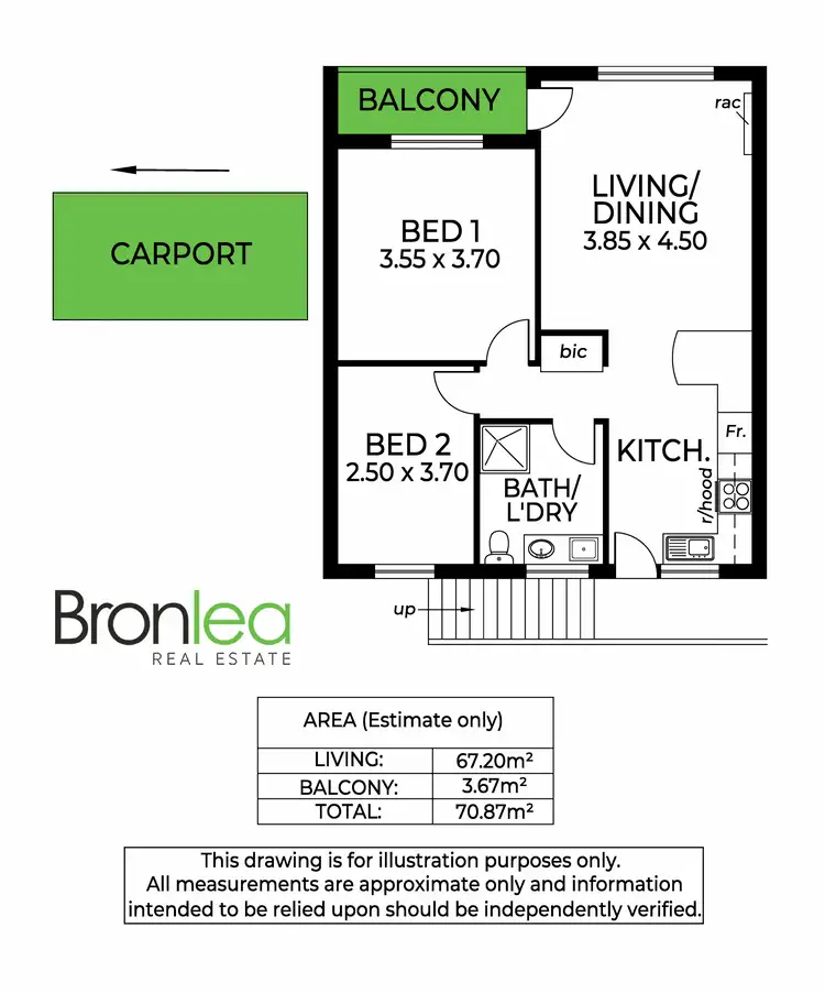 Floorplan of Homely unit listing, 3/14 Devon Street, Largs Bay SA 5016