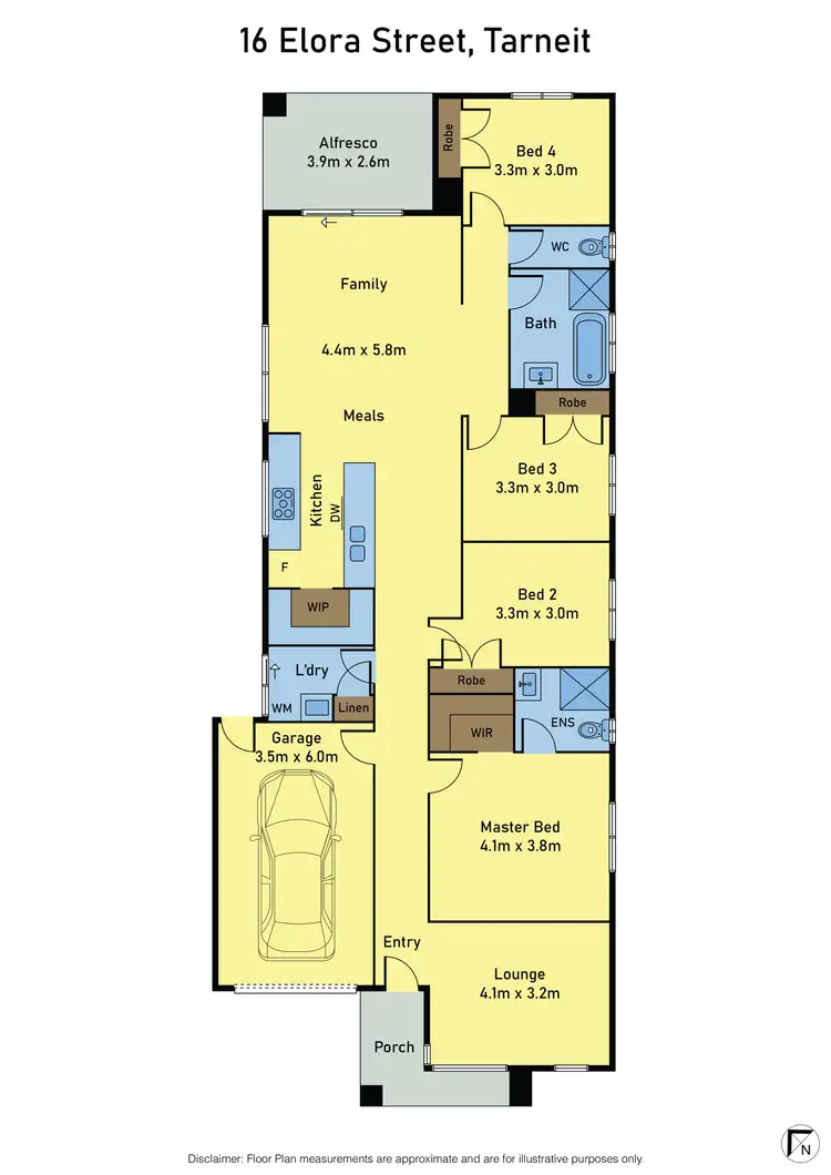 Floorplan of Homely house listing, 16 Eloara Street, Tarneit VIC 3029