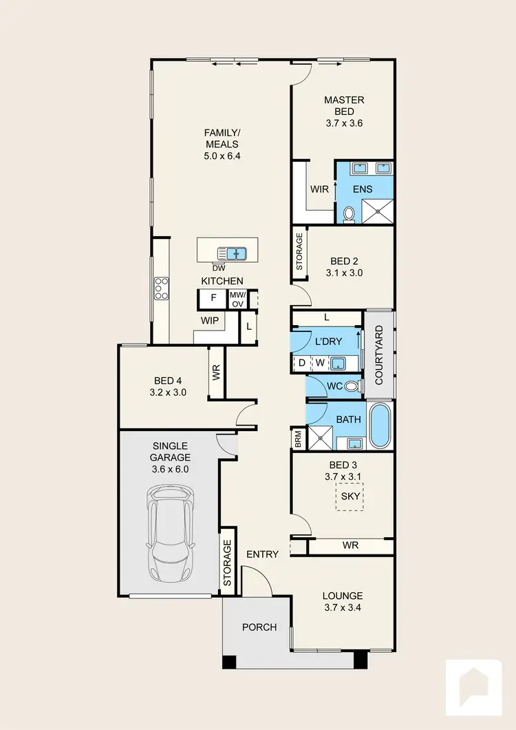 Floorplan of Homely house listing, 21 Shears Drive, Fraser Rise VIC 3336