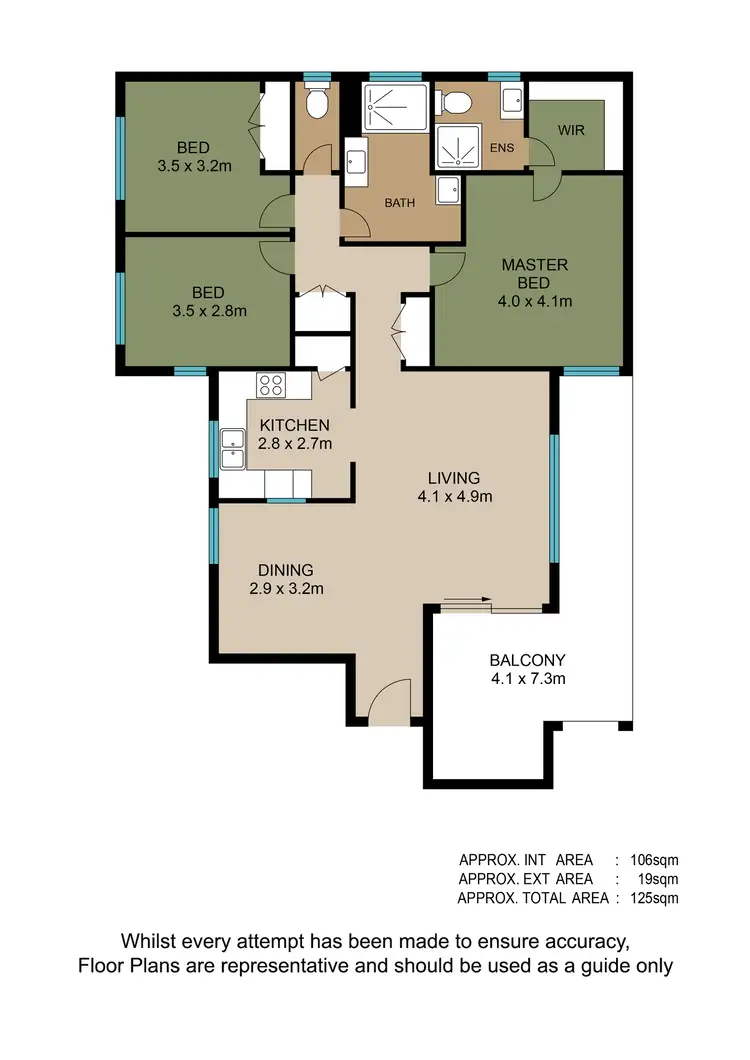 Floorplan of Homely unit listing, 7/10 Riverton Street, Clayfield QLD 4011
