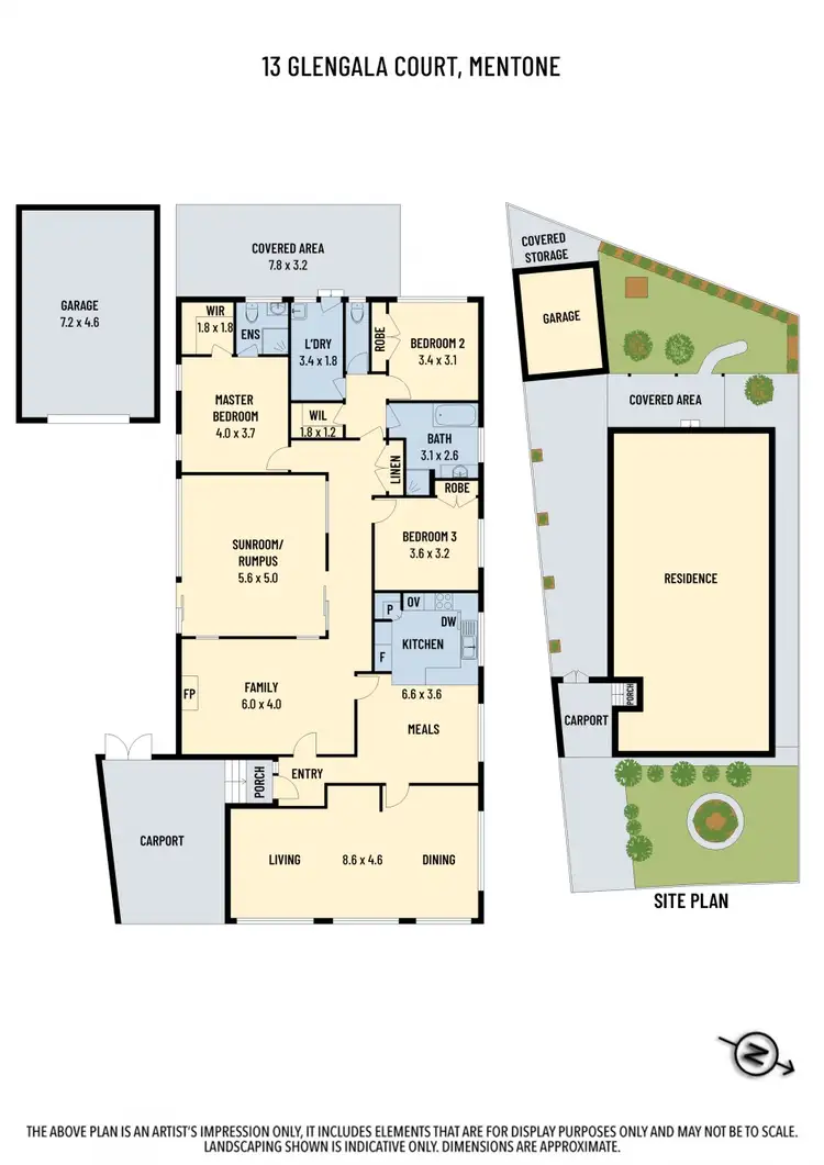 Floorplan of Homely house listing, 13 Glengala Court, Mentone VIC 3194