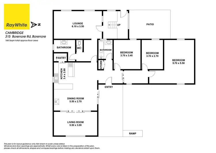 Floorplan of Homely rural property listing, 'Cambridge' 315 Borenore Road, Borenore via, Orange NSW 2800