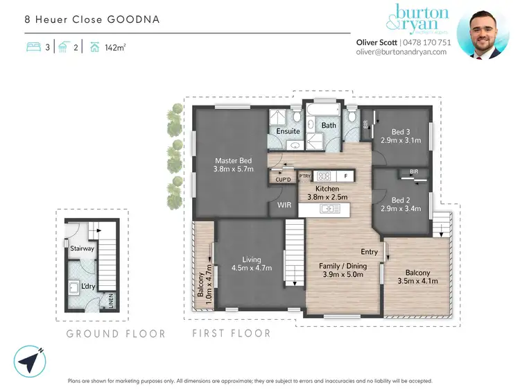 Floorplan of Homely house listing, 8 Heuer Close, Goodna QLD 4300