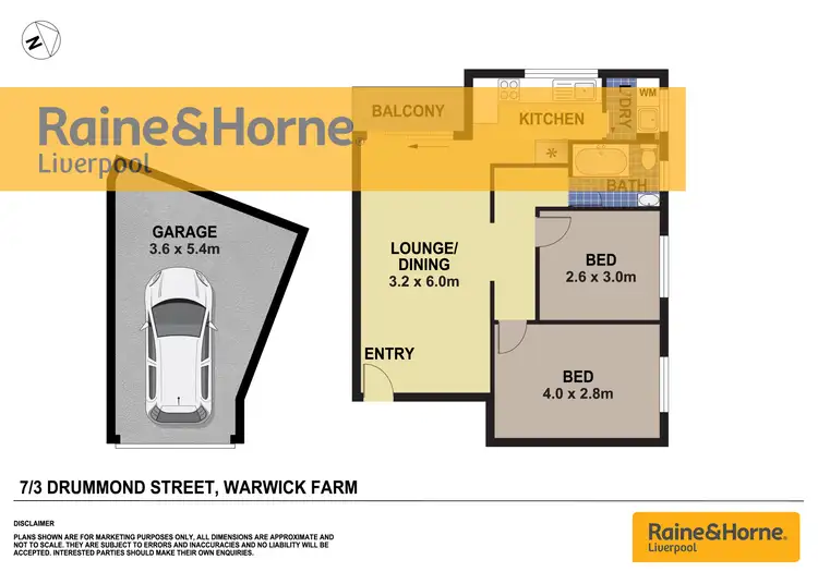 Floorplan of Homely unit listing, 7/3 Drummond Street, Warwick Farm NSW 2170