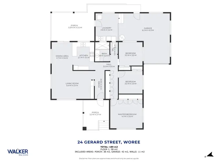 Floorplan of Homely house listing, 24 Gerard Street, Woree QLD 4868