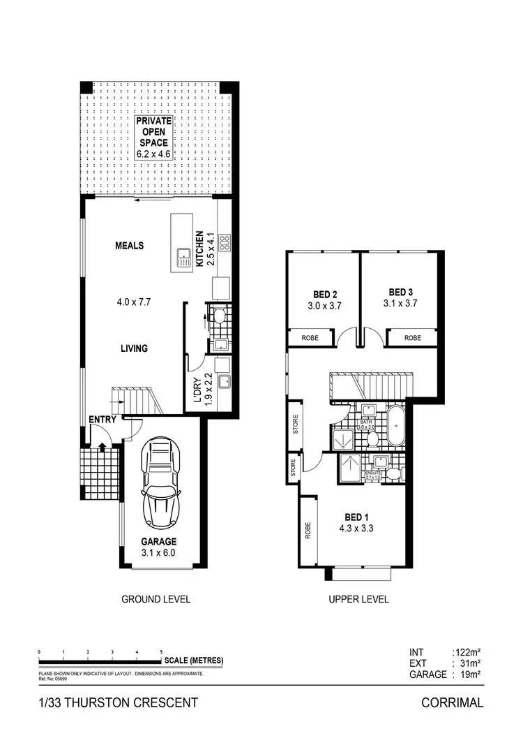 Floorplan of Homely house listing, 33a Thurston Crescent, Corrimal NSW 2518