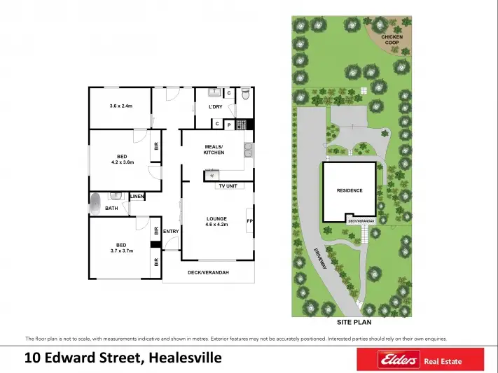Floorplan of Homely house listing, 10 Edward Street, Healesville VIC 3777