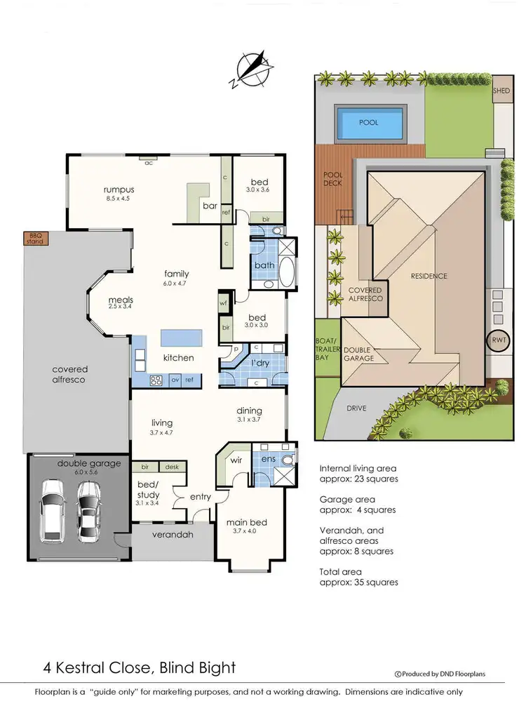 Floorplan of Homely house listing, 4 Kestral Close, Blind Bight VIC 3980