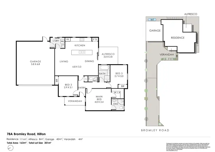 Floorplan of Homely house listing, 78A Bromley Road, Hilton WA 6163