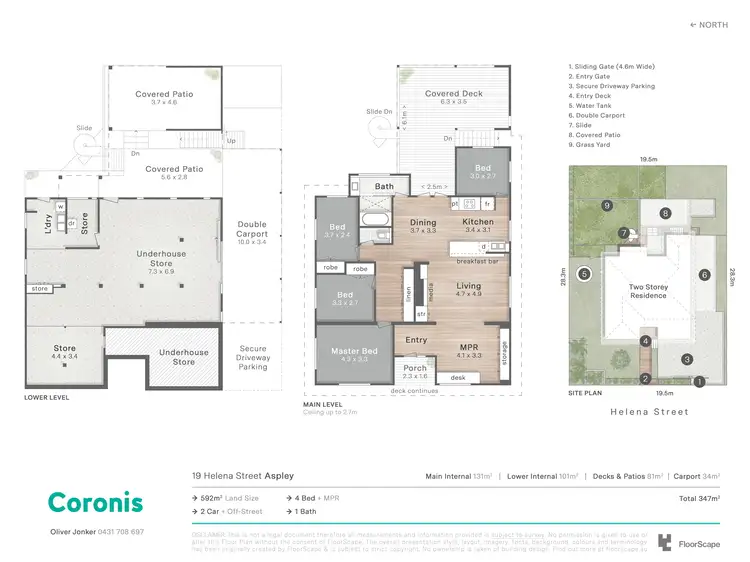 Floorplan of Homely house listing, 19 Helena Street, Aspley QLD 4034