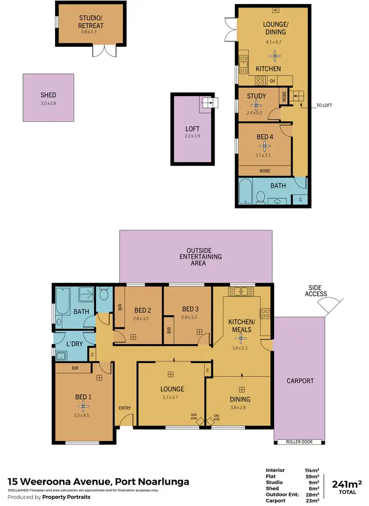 Floorplan of Homely house listing, 15 Weeroona Avenue, Port Noarlunga South SA 5167
