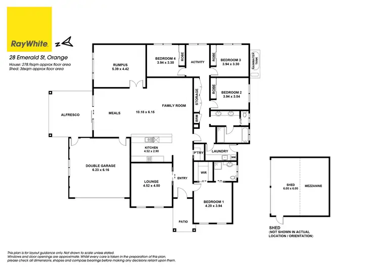 Floorplan of Homely house listing, 28 Emerald Street, Orange NSW 2800