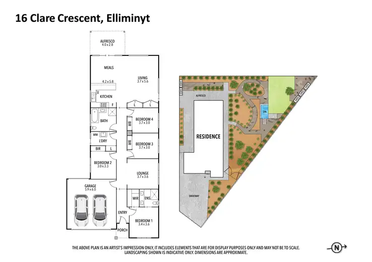 Floorplan of Homely house listing, 16 Clare Crescent, Elliminyt VIC 3250