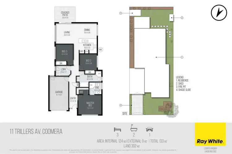 Floorplan of Homely house listing, 11 Trillers Avenue, Coomera QLD 4209
