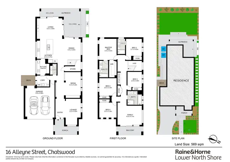 Floorplan of Homely house listing, 16 Alleyne Street, Chatswood NSW 2067